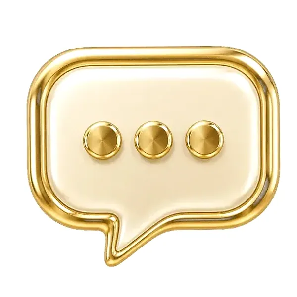 Three-dot speech bubble — Yukon Gold