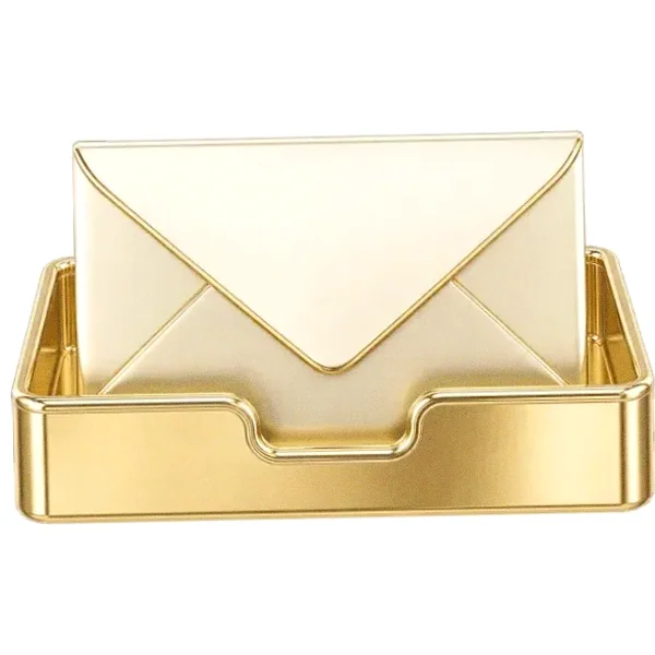 Metal letter tray — Yukon Gold