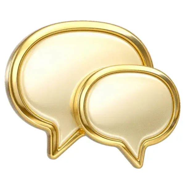 Overlapping speech bubbles — Yukon Gold