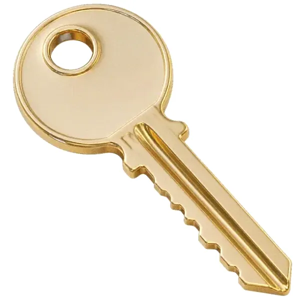 Metal key — Yukon Gold