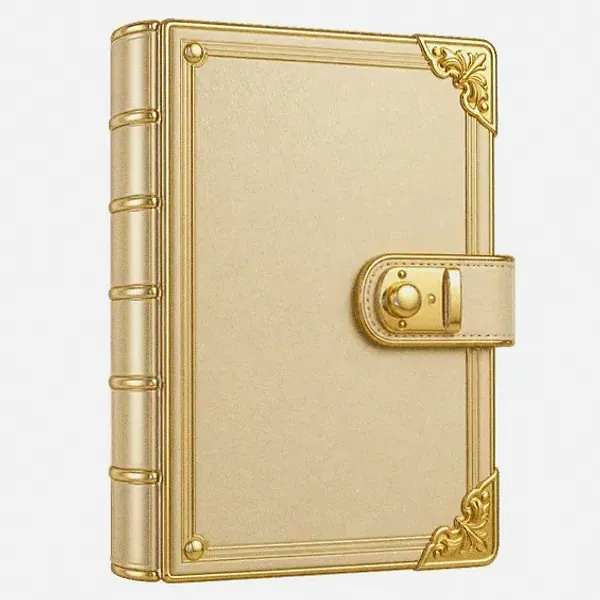 Leather wallet planner — Yukon Gold
