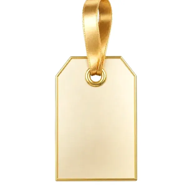 Blank gift tag — Yukon Gold