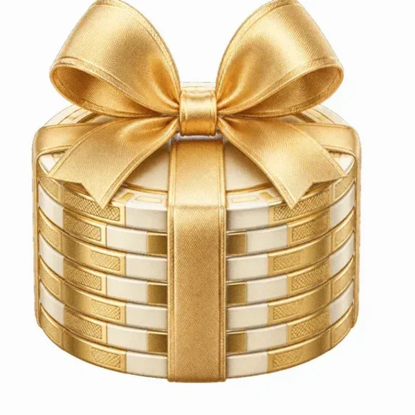 Poker chip gift — Yukon Gold
