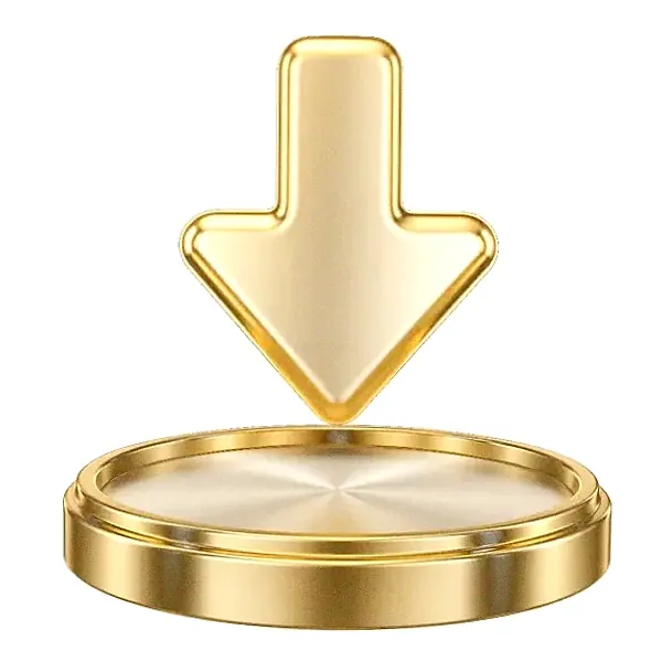 Downward arrow button — Yukon Gold