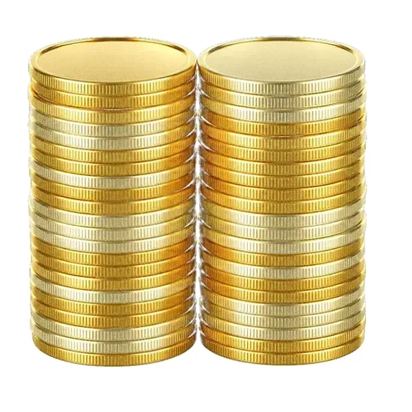 Coin stacks — Yukon Gold