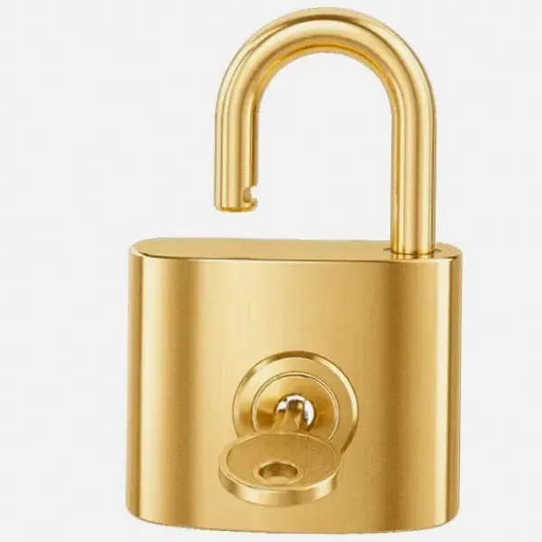 Open padlock — Yukon Gold