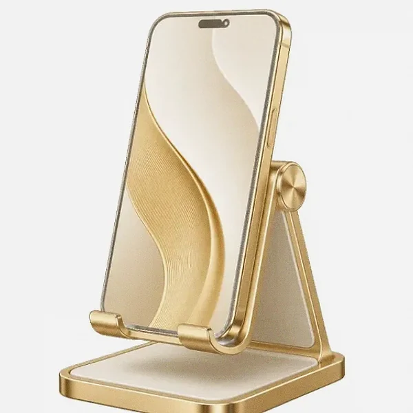 Smartphone on stand — Yukon Gold