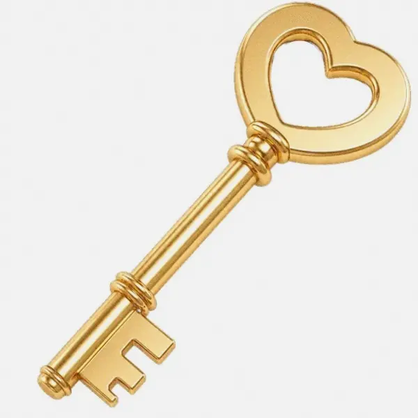 Ornate antique key — Yukon Gold
