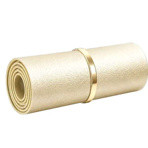 Rolled leather mat — Yukon Gold