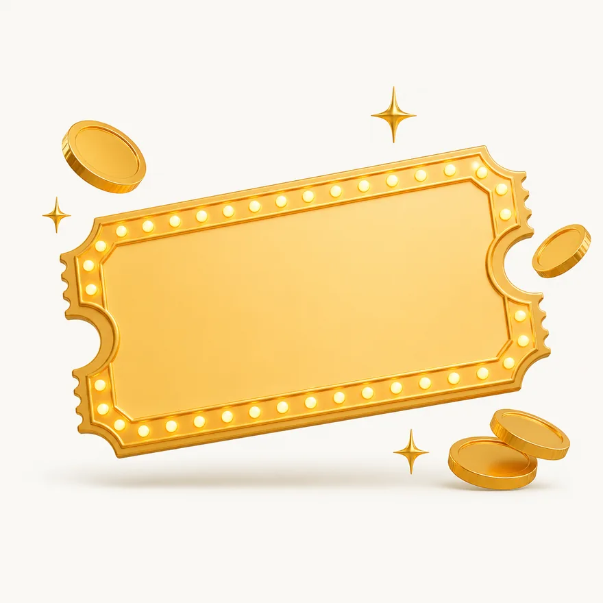 Blank coupon ticket — Yukon Gold