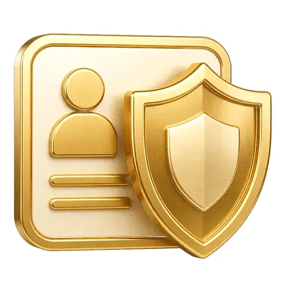Shield and id card — Yukon Gold