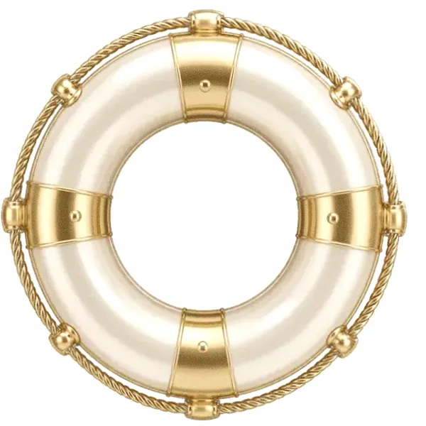 Life preserver ring — Yukon Gold