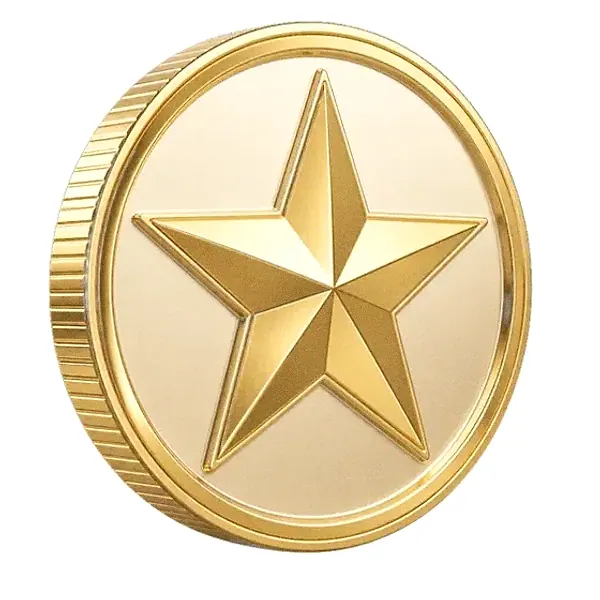 Star-emblem coin — Yukon Gold
